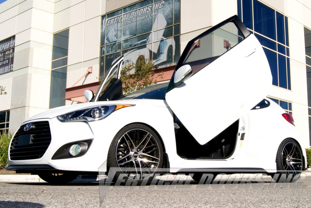 HYUNDAI VELOSTER 20112016 VERTICAL LAMBO DOORS Vertical Lambo Doors